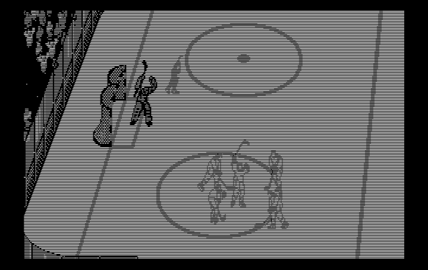 Blades of Steel IBM PC/Compatibles Screenshot: He shoots, he scores!