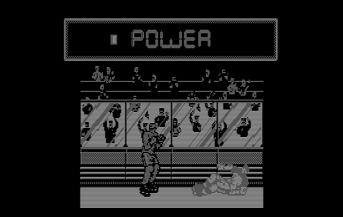 Blades of Steel IBM PC/Compatibles Screenshot: My opponent is down.