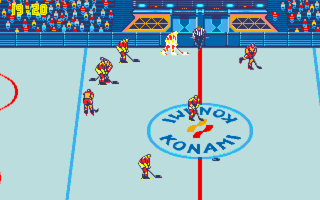 Blades of Steel Amiga Screenshot: The game continues...