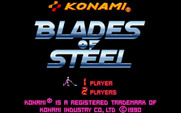 Blades of Steel for Amiga - Title screen.