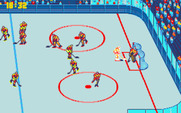 Blades of Steel for Amiga - Almost scored...