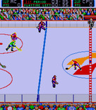 Blades of Steel for Arcade - The highlighted player is the one being actively controlled.