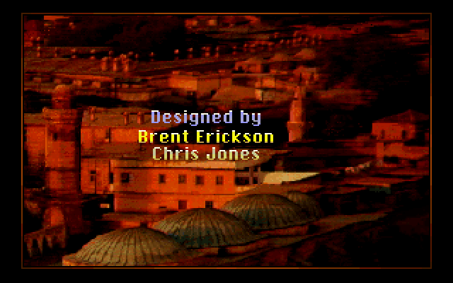 Countdown IBM PC/Compatibles Screenshot: One of several credit screens.