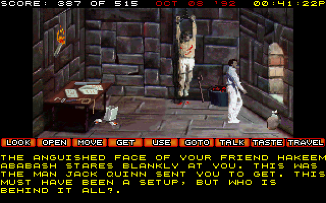 Countdown IBM PC/Compatibles Screenshot: More trouble...what happened here?
