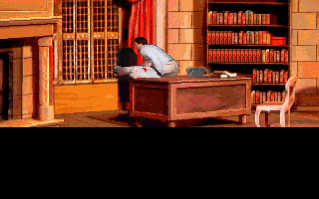Countdown IBM PC/Compatibles Screenshot: Quick, get out of here!