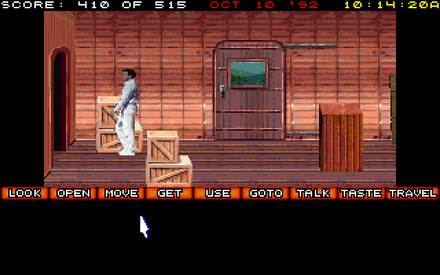 Countdown IBM PC/Compatibles Screenshot: Another rail car; doesn't seem to be anything of interest here...