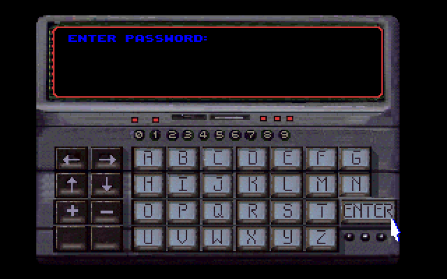 Countdown IBM PC/Compatibles Screenshot: Enter your password to use the computer.