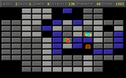 Freakin' Funky Fuzzballs for IBM PC/Compatibles - There's the exit, but I don't have enough keys yet...