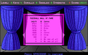 Freakin' Funky Fuzzballs for IBM PC/Compatibles - The high score table.