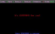 Freakin' Funky Fuzzballs for IBM PC/Compatibles - Game over.