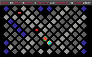 Freakin' Funky Fuzzballs for IBM PC/Compatibles - I need to collect keycards...there's one in the upper left!