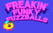 Freakin' Funky Fuzzballs for IBM PC/Compatibles - Title screen.