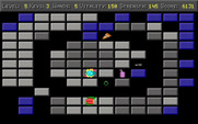 Freakin' Funky Fuzzballs for IBM PC/Compatibles - Each level has a different layout.