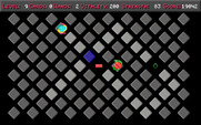 Freakin' Funky Fuzzballs for IBM PC/Compatibles - On level 9 you can only move diagonally.