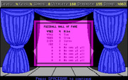 Freakin' Funky Fuzzballs for IBM PC/Compatibles - The high score screen.