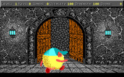 Freakin' Funky Fuzzballs for IBM PC/Compatibles - Entering the first level.