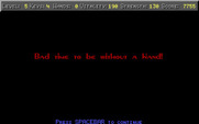 Freakin' Funky Fuzzballs for IBM PC/Compatibles - Game over.