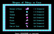 Freakin' Funky Fuzzballs for IBM PC/Compatibles - Eat food to increase your strength.