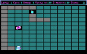 Freakin' Funky Fuzzballs for IBM PC/Compatibles - Game start.