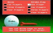 Jack Nicklaus' Unlimited Golf & Course Design for IBM PC/Compatibles - Starting a new game; how many players?