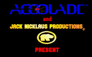 Jack Nicklaus' Unlimited Golf & Course Design for IBM PC/Compatibles - Accolade logo.