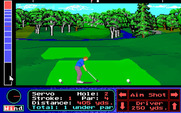Jack Nicklaus' Unlimited Golf & Course Design for IBM PC/Compatibles - Teeing of on hole 2.