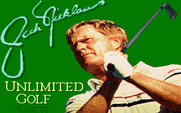 Jack Nicklaus' Unlimited Golf & Course Design for IBM PC/Compatibles - Title screen.