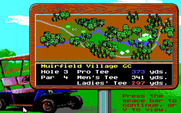 Jack Nicklaus' Unlimited Golf & Course Design for IBM PC/Compatibles - Hole 3 overhead view.