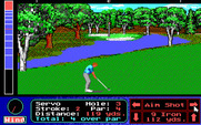 Jack Nicklaus' Unlimited Golf & Course Design for IBM PC/Compatibles - Avoid the water hazard!