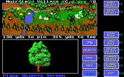 Jack Nicklaus' Unlimited Golf & Course Design for IBM PC/Compatibles - Placing objects on a hole.