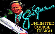Jack Nicklaus' Unlimited Golf & Course Design for IBM PC/Compatibles - Course design title screen.