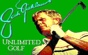 Jack Nicklaus' Unlimited Golf & Course Design for IBM PC/Compatibles - Title screen.