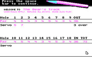 Jack Nicklaus' Unlimited Golf & Course Design for IBM PC/Compatibles - The scorecard.