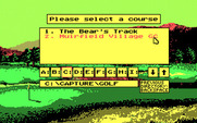 Jack Nicklaus' Unlimited Golf & Course Design for IBM PC/Compatibles - Course selection.