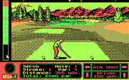 Jack Nicklaus' Unlimited Golf & Course Design for IBM PC/Compatibles - Teeing off...