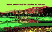 Jack Nicklaus' Unlimited Golf & Course Design for IBM PC/Compatibles - Game statistics so far...