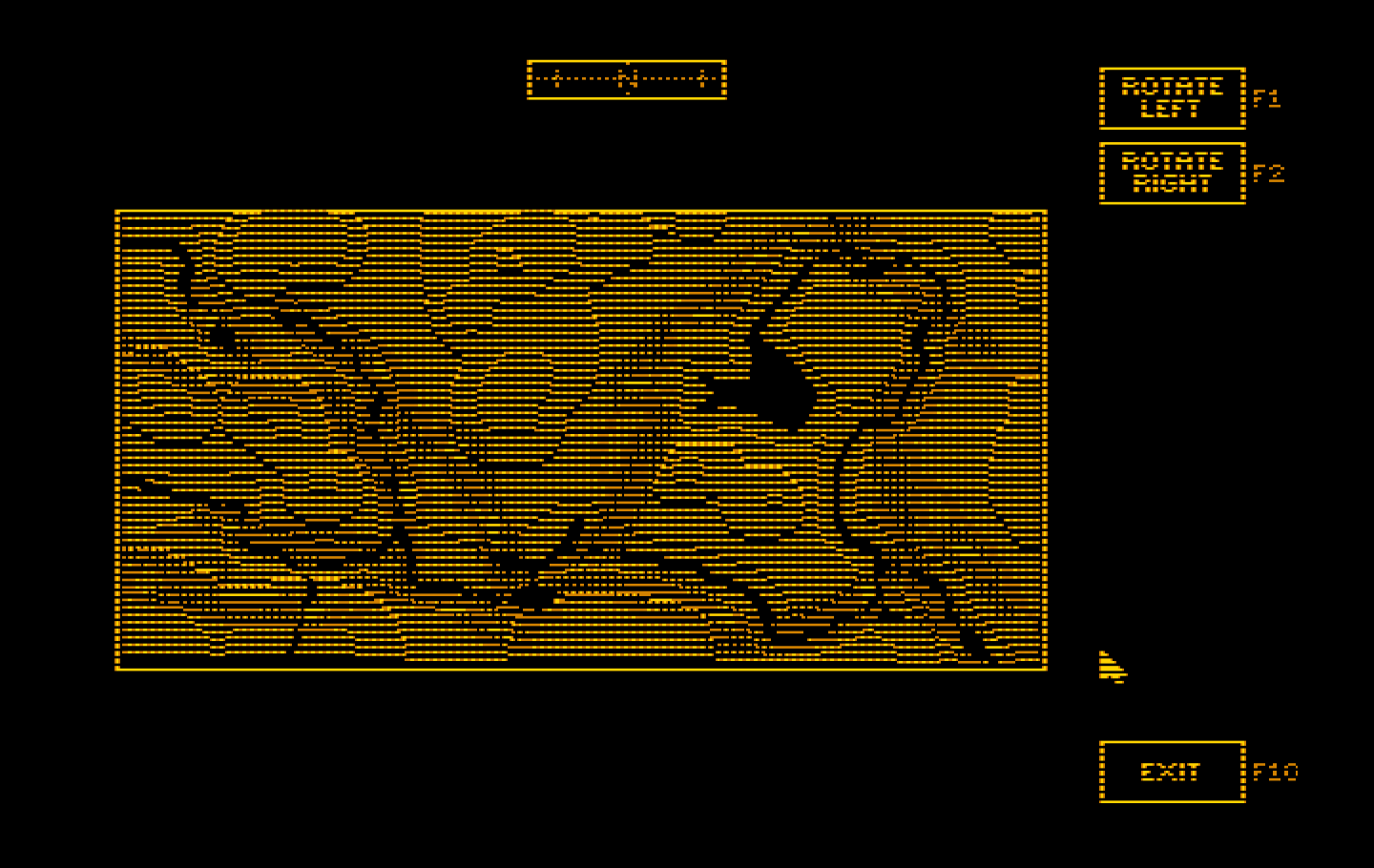 Jack Nicklaus' Unlimited Golf & Course Design IBM PC/Compatibles Screenshot: The 3D view.
