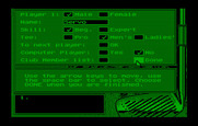 Jack Nicklaus' Unlimited Golf & Course Design for IBM PC/Compatibles - Setting up a player.
