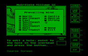 Jack Nicklaus' Unlimited Golf & Course Design for IBM PC/Compatibles - The prevailing course conditions can be modified.