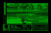 Jack Nicklaus' Unlimited Golf & Course Design for IBM PC/Compatibles - Hitting out of the sand.