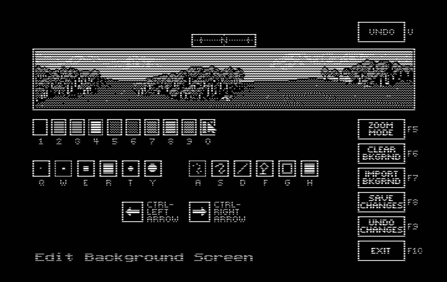 Jack Nicklaus' Unlimited Golf & Course Design IBM PC/Compatibles Screenshot: The course background can also be edited.