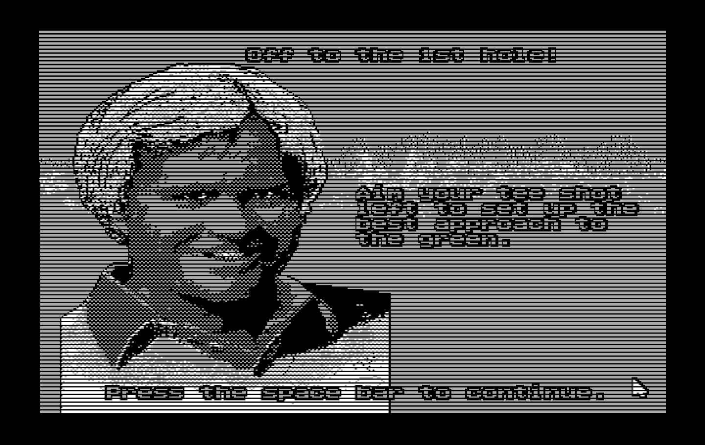 Jack Nicklaus' Unlimited Golf & Course Design IBM PC/Compatibles Screenshot: Off to the first hole!