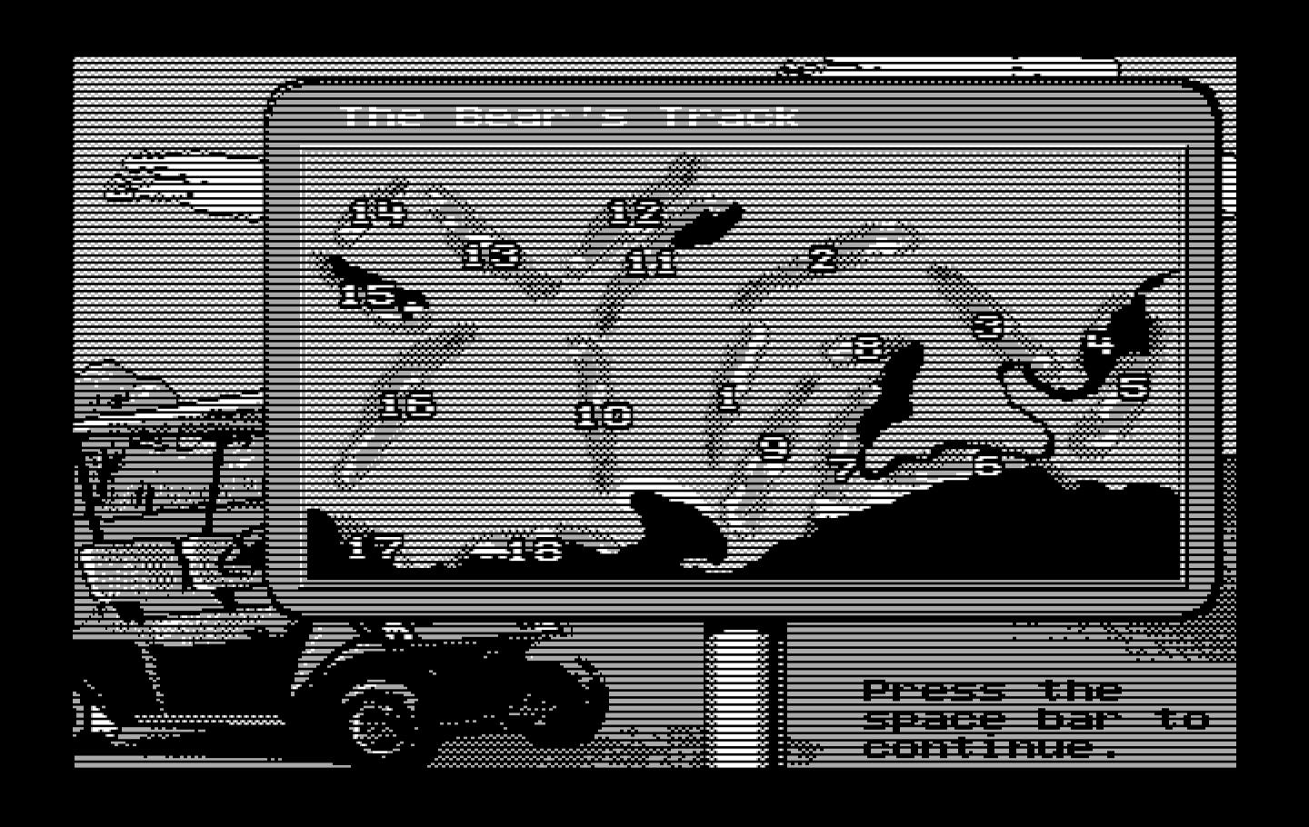 Jack Nicklaus' Unlimited Golf & Course Design IBM PC/Compatibles Screenshot: Course overhead view.