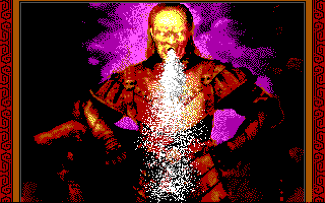 Ghostbusters II IBM PC/Compatibles Screenshot: The painting comes to life!
