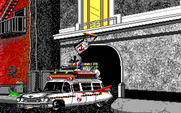 Ghostbusters II for IBM PC/Compatibles - The Ghostbusters vehicle...