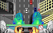 Ghostbusters II for IBM PC/Compatibles - Oops, try not to crush the cars!