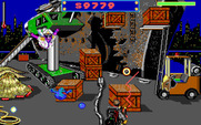 Ghostbusters II for IBM PC/Compatibles - The ghost of the Titanic terrorizes a dock.