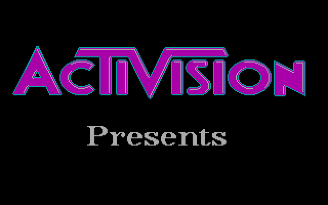 Ghostbusters II IBM PC/Compatibles Screenshot: Activision logo.