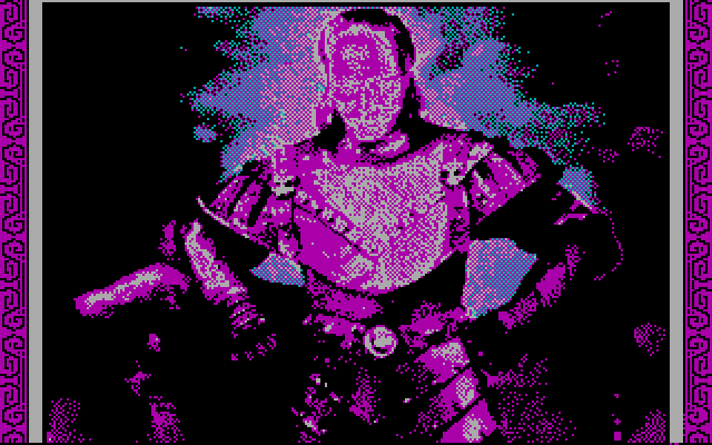 Ghostbusters II IBM PC/Compatibles Screenshot: This is one evil looking painting.