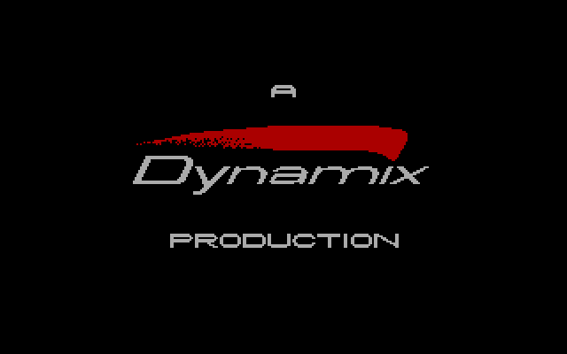 Ghostbusters II IBM PC/Compatibles Screenshot: Dynamix logo.